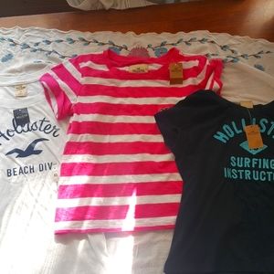3 piece - Hollister shirt lot ~ size XS ~ new NwT